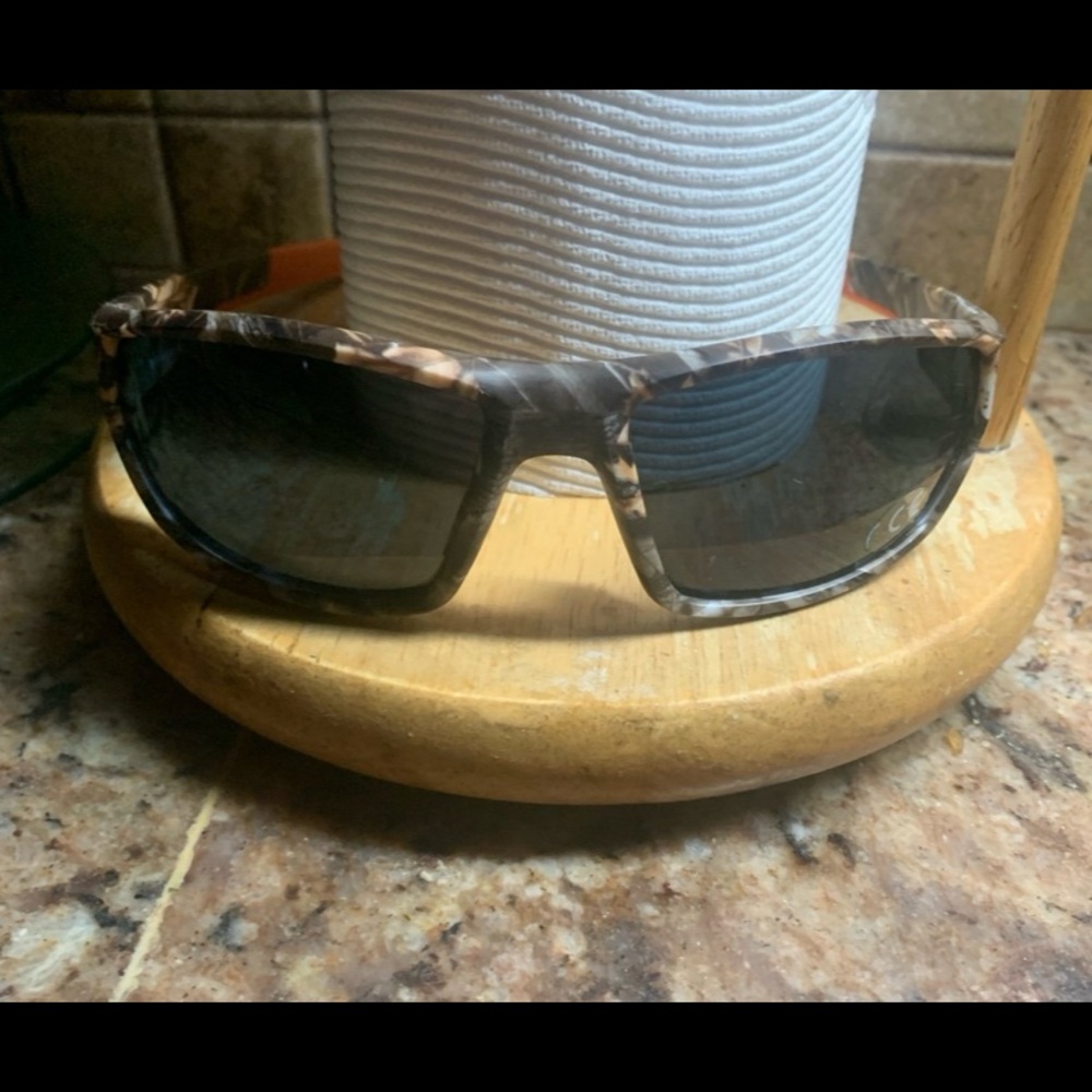 New! Camouflage W/ Orange Frame. Polarized Lens Sports Sunglasses